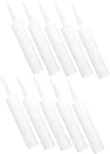 10Pcs Portable Refillable Caulk Tubes for DIY Projects and Repairs Sturdy Sealant Applicators for Custom Colors and Easy Use Rough Surfaces
