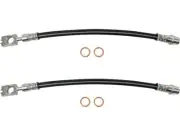 Rear Brake Hose Set For 02-09 Audi A4 Quattro S4 Cabriolet Base SF56S2 (for: Audi)
