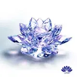 在飛比找遠傳friDay購物優惠-【LOTUS水晶】水晶紫蓮花(14.5X14.5X8cm)_