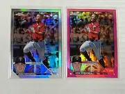 2023 Topps Chrome Jose Miranda Lot x1 Refractor x1 Pink Twins