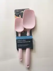 Pink Spatula Set Large And Mini Core New