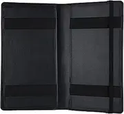 [essart] Faux Leather Multiple Cheque Book Folder/Check Holder - Black, Black