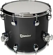 Premier Drums Series Elite 2864SPLBSX 1-Piece Maple 14x12 Inches Short Floor Tom, Drum Set (Black Sparkle)