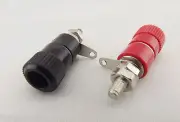 100x Binding Post 4mm Banana Plug Speaker Terminal Cables Test Probes Red Black