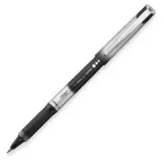 35570 Pilot Vball Grip Liquid Rollingball Pen, Black Ink, Fine 0.7mm, Pack of 2