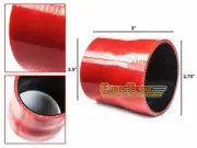2.75" To 2.5" Silicone Intake/Intercooler Pipe Coupler RED For Saturn/Subaru