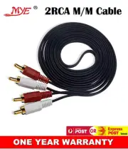 Premium 2RCA to 2 RCA Male To Male Dual Stereo Audio 1.5M Copper Core Cable Lead