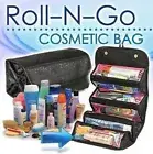 Roll N Go Makeup Case COSMETIC Bag roll Up Travel Pouch Smart Toiletry Bag