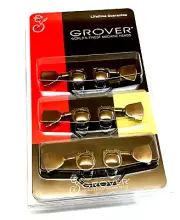 Grover Black Nickel Keystone Roto-Grip Locking Tuners for Gibson LP/SG® 502BNK