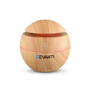Devanti 130ml 4-in-1 Aroma Diffuser with LED Light - Light Wood