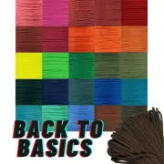 Paracord Planet Back-to-Basics 550 Type III Paracord 10ft Hank 38 Color Variety