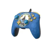 PDP Gaming Rematch Wired Gaming Controller For Nintendo Switch Hyrule Blue