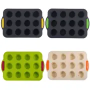 Silicone Mini Muffin Pan Flexible Muffin Tin Microwave Safe Easy To Clean