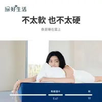 在飛比找momo購物網優惠-【hoi! 好好生活】藍盒子記憶棉三段式獨立筒床墊 Z1-歐