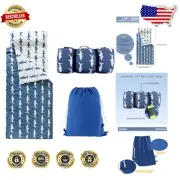 Soft and Fun Toddler Nap Mat - Roll-Up Design with Pillow for Easy Carrying