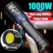 LED Super Bright Flashlight Charging Zoom Torch Camping Hiking Lamp Waterproof