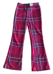 Girls Size 7 Red Plaid Flare Pants 365 Kids from Garanimals