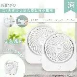 在飛比找遠傳friDay購物精選優惠-【KINYO】充插二用4吋USB充電風扇/桌扇/夾扇 (UF