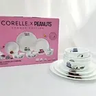 CORELLE x PEANUTS Snoopy 2-Person Brunch Dinnerware Set – 7 Pieces / FedEx