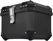 Motorcycle Back top Box case 45L Universal Plastics Motorcycle Tail Box Top Helmet Top Case Lockable Luggage Waterproof & Shock Absorption