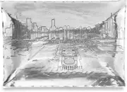 Wendell August Forge Chicago Cityscape 8" x 12" Rectangular Hudson Bowl