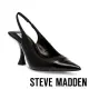 【STEVE MADDEN】NILES 拼接尖頭繞踝高跟鞋(黑色)