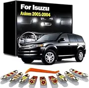 14Pcs Car Accessories LED Interior Reading Door Trunk Light Kit, For Isuzu Axiom 2001 2002 2003 2004 Number Plate Lamp