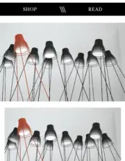 Mid Century NEW Design Lamp LICHT Light Soo Kwon Orange Rare Original Desk