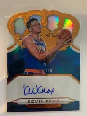 2018-19 NBA Panini Crown Royale Kevin Knox Auto /149 New York Knicks RC Rookie