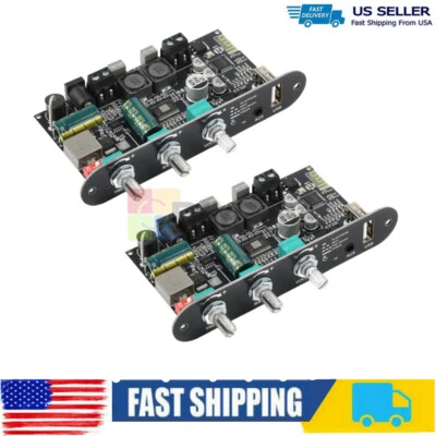 2PCS 100W Bluetooth TPA3116D2 Mono Audio Power Amplifier Board With TWS Mode US