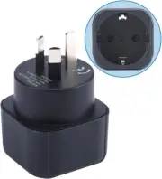 Europe to Australia/New Zealand Plug Adapter EU Schuko Type C/E/F Plug Fit