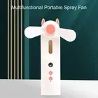 1 Set Mini Fan 3d Multi-purpose Face Steamer Air Conditioner Fan Handheld