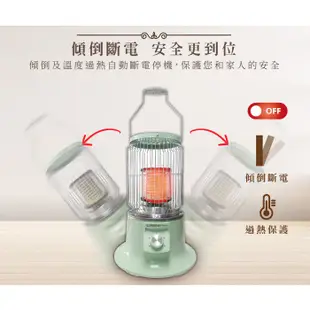 SONGEN松井 懷舊日式仿煤油電暖器/暖氣機/電暖爐(SG-019KP) 現貨 廠商直送