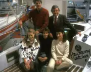 Television Autograph: TRACEY CHILDS & JAN HARVEY (Howards' Way) Signed Photo
