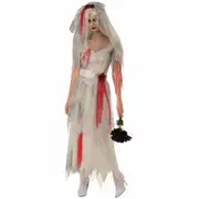 Ghost Bride Corpse Ghost Horror Halloween Adult Womens Costume