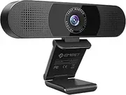 EMEET 3 in 1 Webcam - 1080P Webcam with Microphone and Speakers, Noise Reduction, Auto Low Light Correction W/Cover, C980 Pro USB Camera Webcam 60°-98° for Video Conferencing Streaming/Gaming/Class