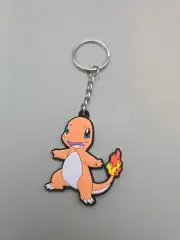 Pokemon Rubber Keychain Charmander