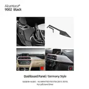 Alcantara For BMW F30 F32 F33 F34 3 4 Serie Dashboard Instrument Panel Trim Cover M Performance Sticker Car Interior Accessories Black German LHD