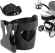 Scooter Cup Holder, Adjustable Stroller Phone Holder, Electric Scooter Mount, Wheelchair Bottle Attachment, Sturdy PP Material, Portable Design, Perfect for Pushchair