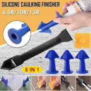 5in1 Silicone Caulking Finisher Nozzle Spatulas Filler Spreader Cleaning Tool AU