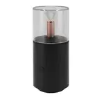 Portable USB Candlelight Aroma Diffuser Humidifier for Car and Home Black