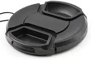 Camera Lens Cover Universal Black ABS 58mm Front Lens Cap Protective Replacement Suitable All Types Cameras Lightweight Easy Carry Out