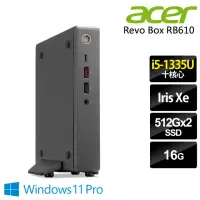 在飛比找momo購物網優惠-【Acer 宏碁】i5迷你商用電腦(RB610/i5-133