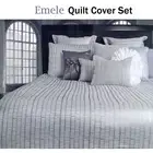 3pce Emele Quilt Cover Set by Metropolitan Homewares - Queen King Super King