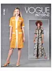 VOGUE DRESS SEWING PATTERN 1781 8-16 Womens Tailored Shirt Dress Uncut .