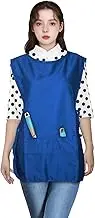 Unisex Cobbler Vest Kitchen Chef Apron, Art Painting Grooming Smock Working Uniform with 2 Pockets, 28" L x 22" W