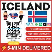 [eSIM] Iceland eSIM e-SIM card Travel Sim card Tarjeta eSIM Dato Data only A+