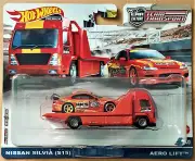 2022 HOT WHEELS TEAM TRANSPORT #40 - NISSAN SILVIA (S15) & AERO LIFT