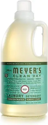 Liquid Laundry Detergent, Biodegradable Formula Infused with Essential Oils, Bas