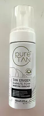 PURE TAN - TAN ERASER - 5 MINUTE FOAM - 150ML - BRAND NEW AND SEALED!